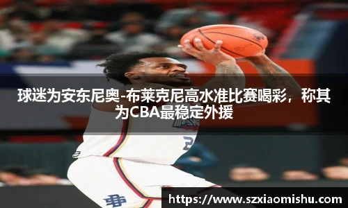 球迷为安东尼奥-布莱克尼高水准比赛喝彩，称其为CBA最稳定外援