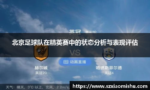 北京足球队在精英赛中的状态分析与表现评估